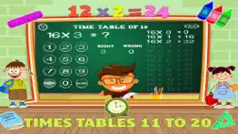 math times table quiz games iphone screenshot 4