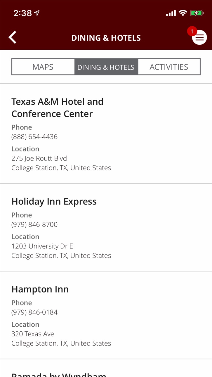 iPhone screenshot