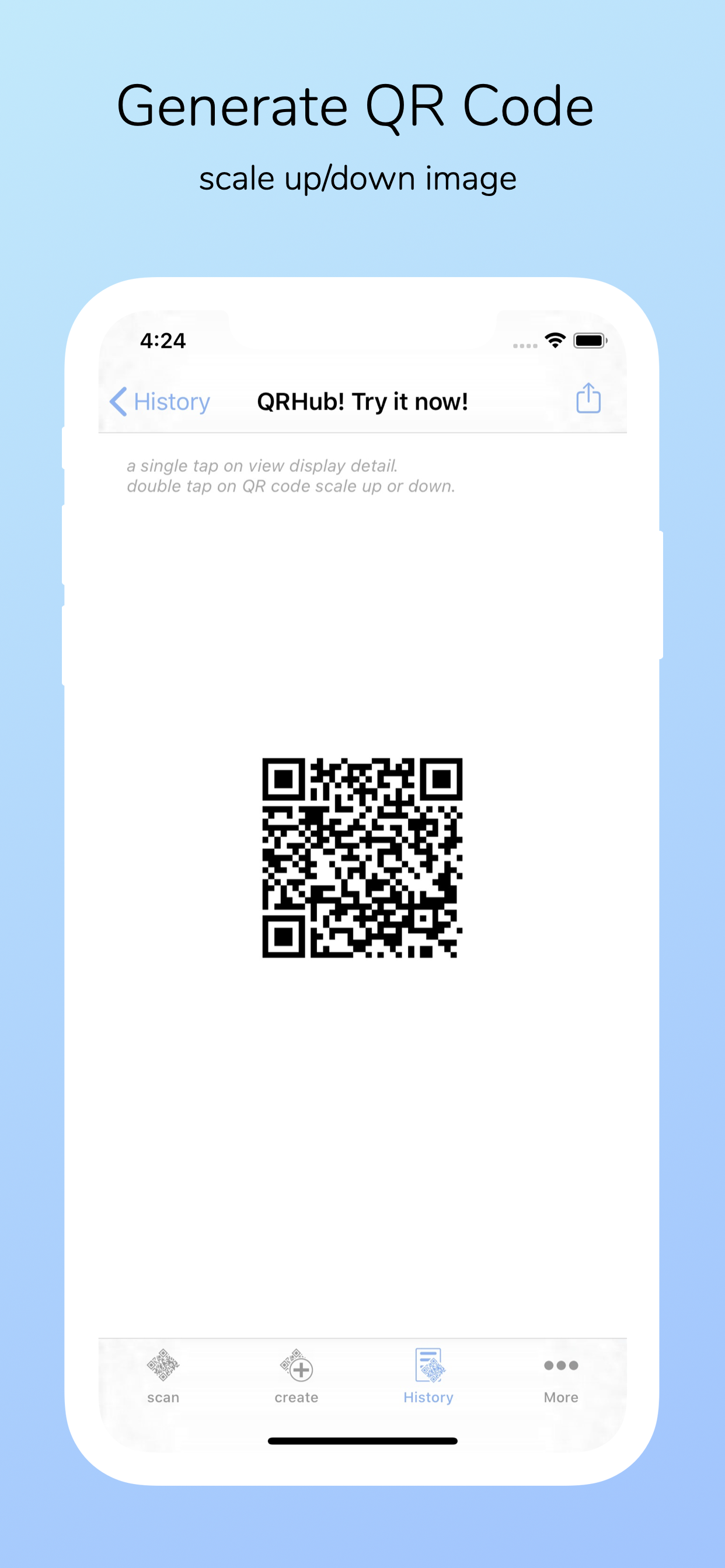 QRHub - QR Code Reader/Creator