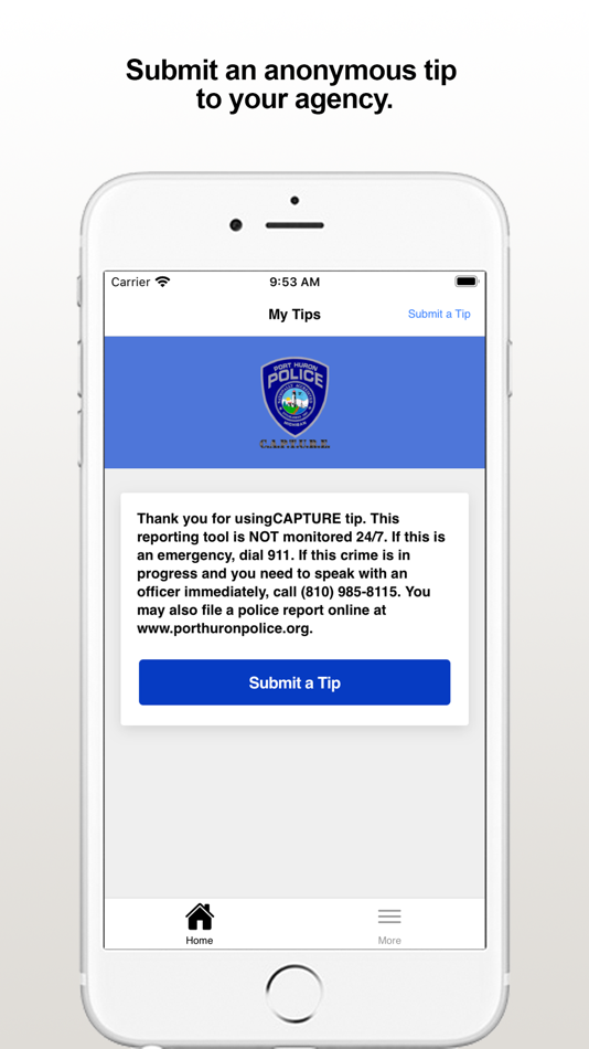 #1. Port Huron PD (iOS) 由: Port Huron Police Department