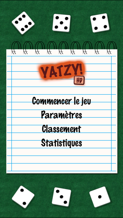 Screenshot #1 pour Yatzy HD