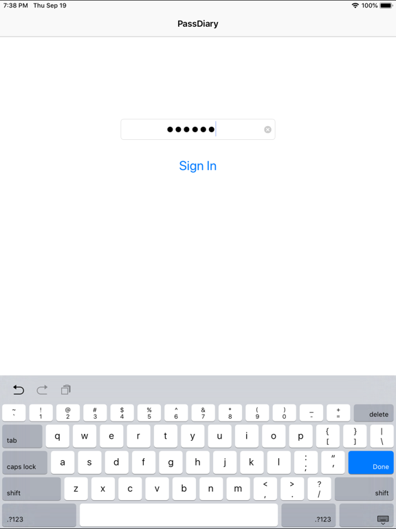 Screenshot #5 pour PassDiary Password Manager