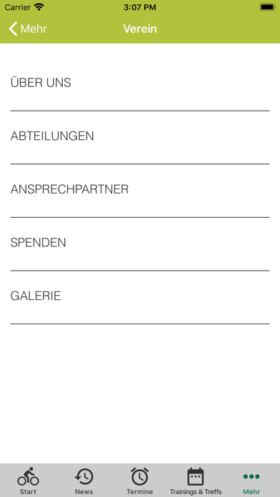 MTB-Club Karlsruhe e.V. Screenshot