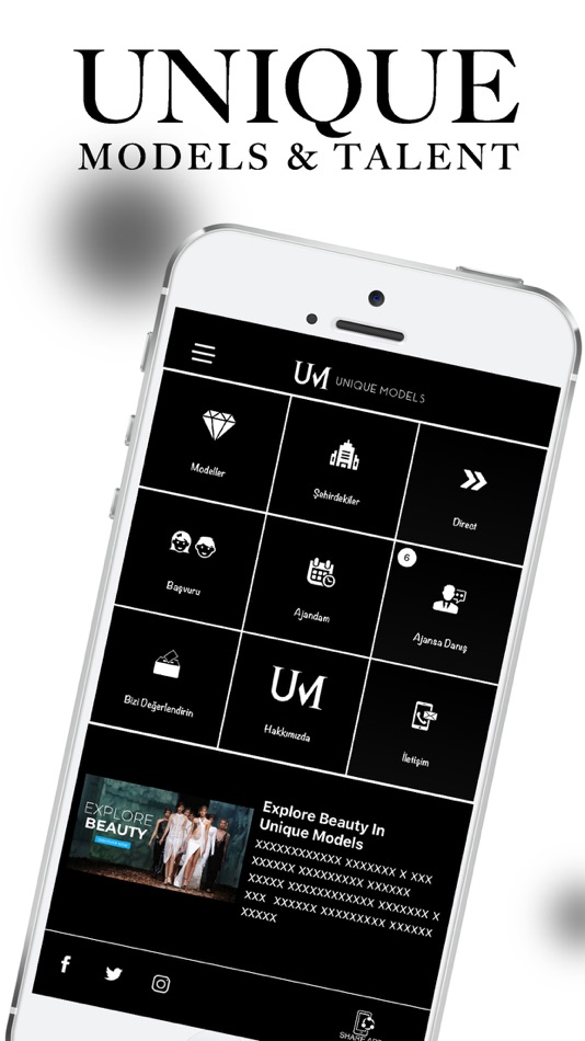 #1. The Unique Models (iOS) By: Picosoft Engineering Ltd. Şti.