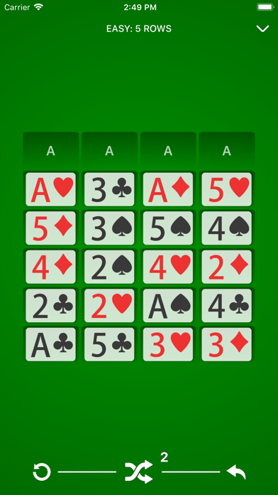 Solitaire Addictive screenshot 1