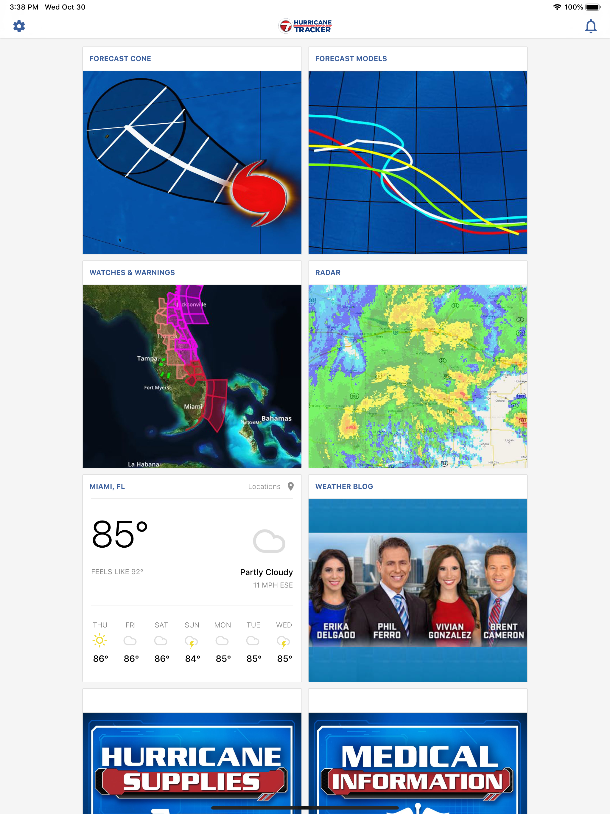 WSVN Hurricane Tracker