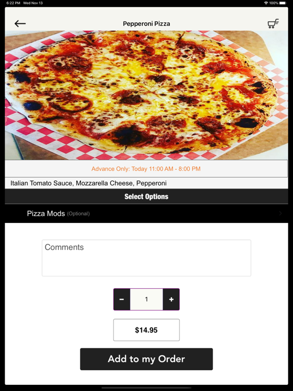 Screenshot #6 pour Jax Wood Fired Pizza