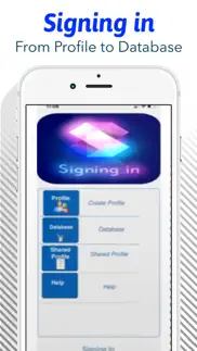 signing in pro iphone screenshot 1
