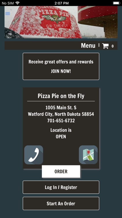 Pizza Pie On The Fly Online