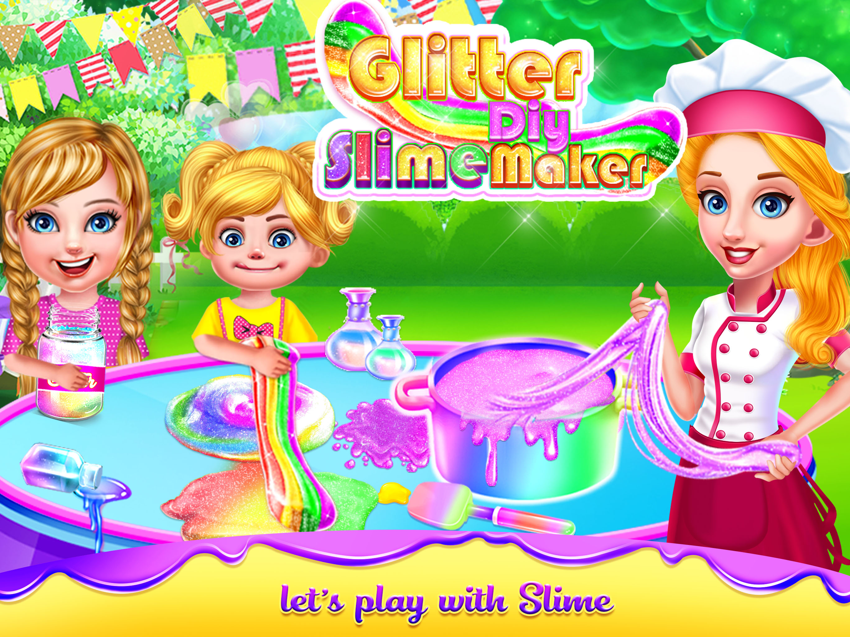 Glitter DIY Slime Maker Games