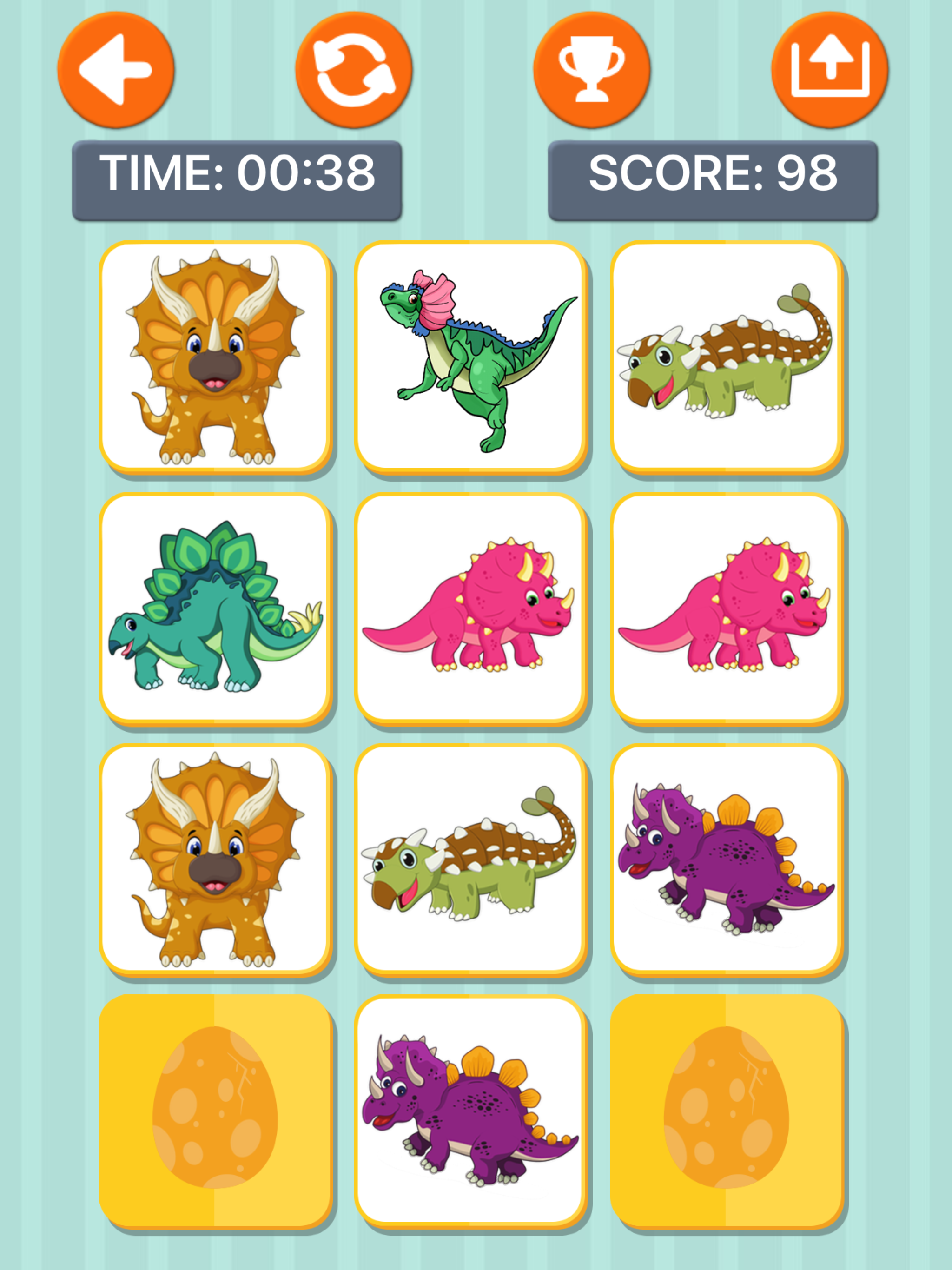 Dinosaur Memory Games for Kids screenshot 14