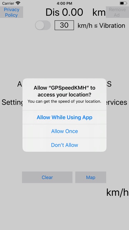 Speedometer km/h Odometer