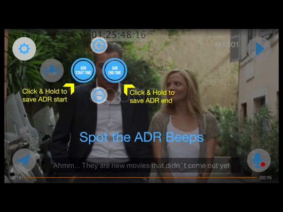 Actors Mobile ADR™ iPad screenshot 3 - Entertainment app