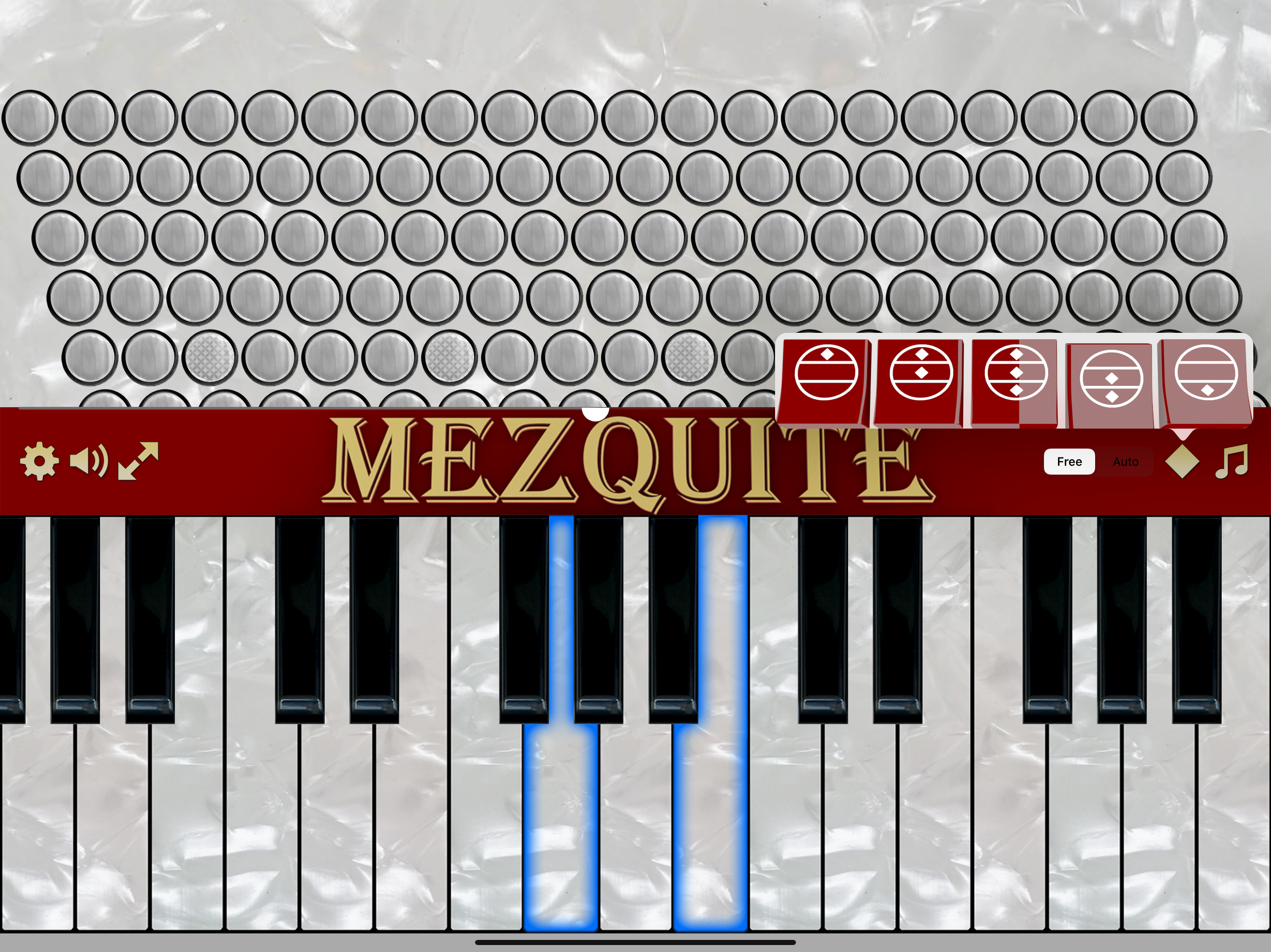 Mezquite Piano Accordion