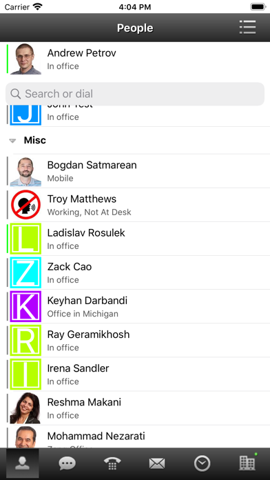 Screenshot 1 of Avaya iLink Pro App