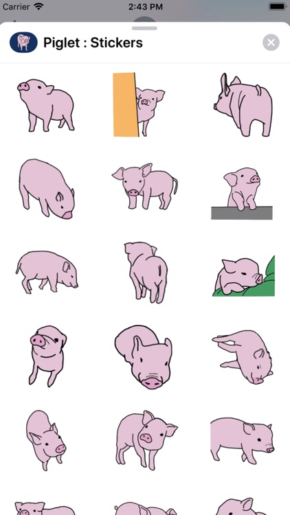 Piglet : Stickers