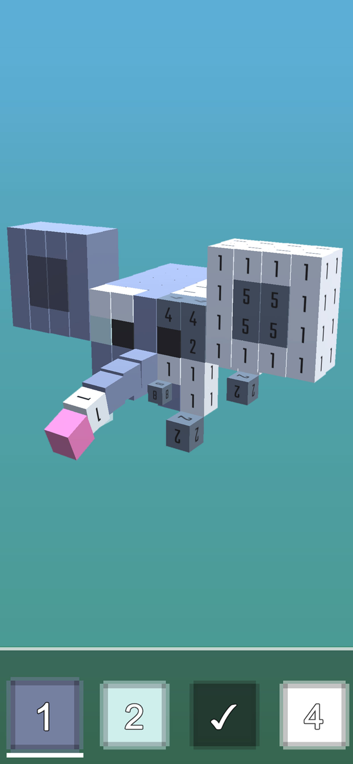 Pixel Art 3D - Paint by Number
