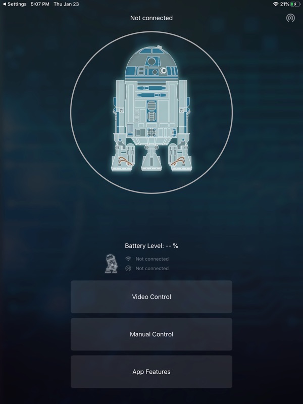 R2-D2 droid control screenshot 4