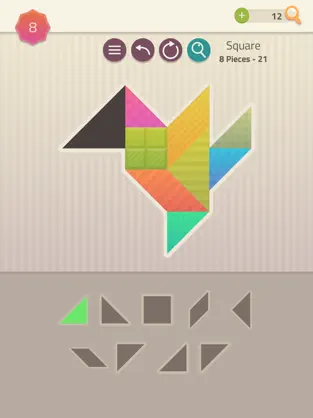 Captura de Pantalla 2 Polygrams - Tangram Puzzles iphone