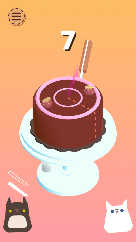 #1. Purrfect Slice (iOS) By: 5minlab Co., Ltd.