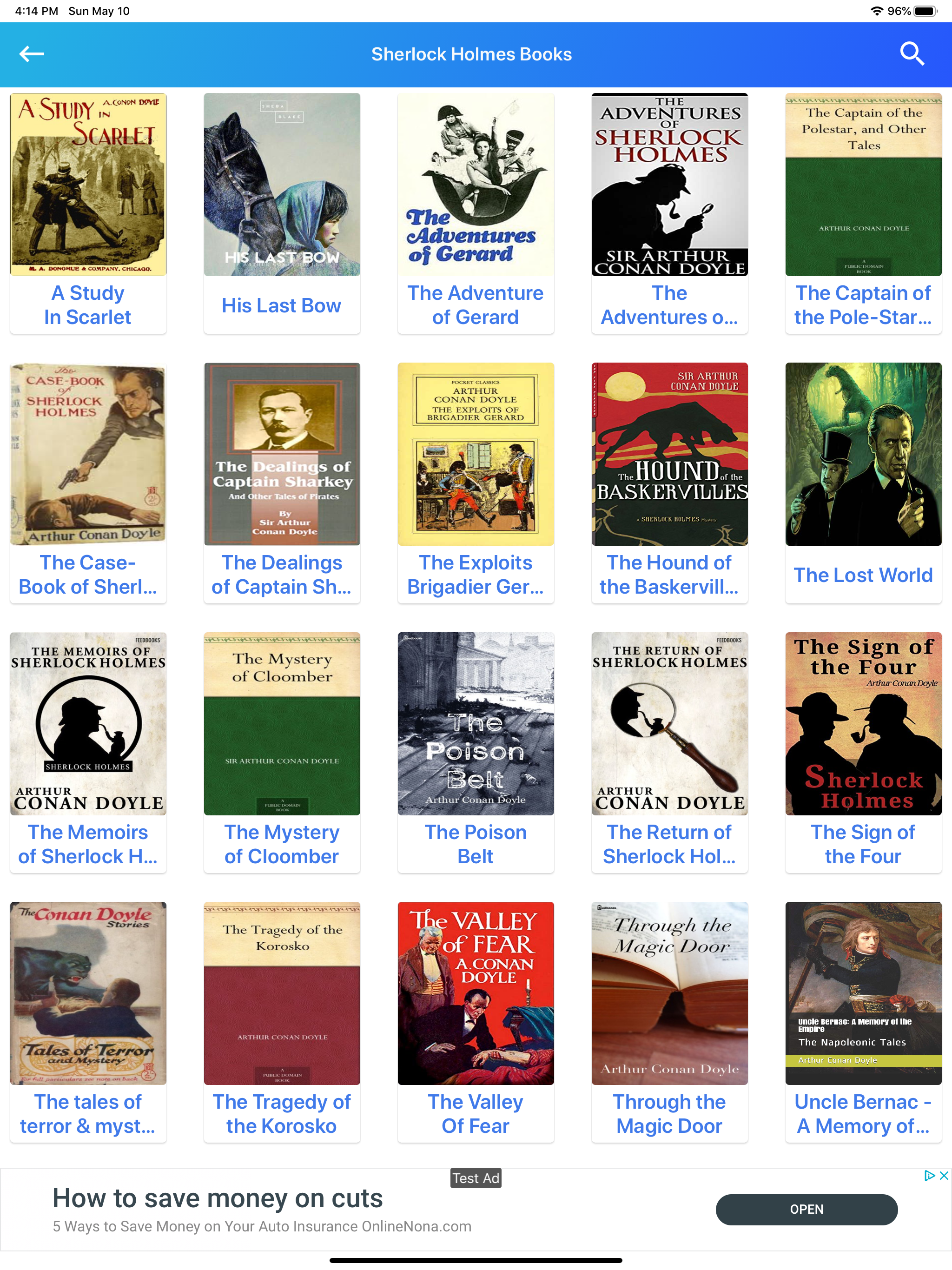 Sherlock Holmes Books & Novels