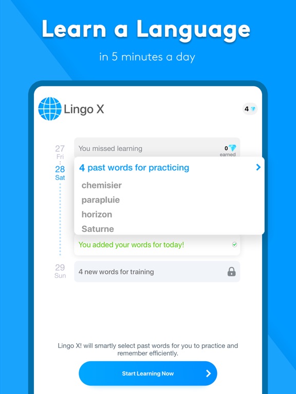 Lingo X-learning language fastのおすすめ画像1