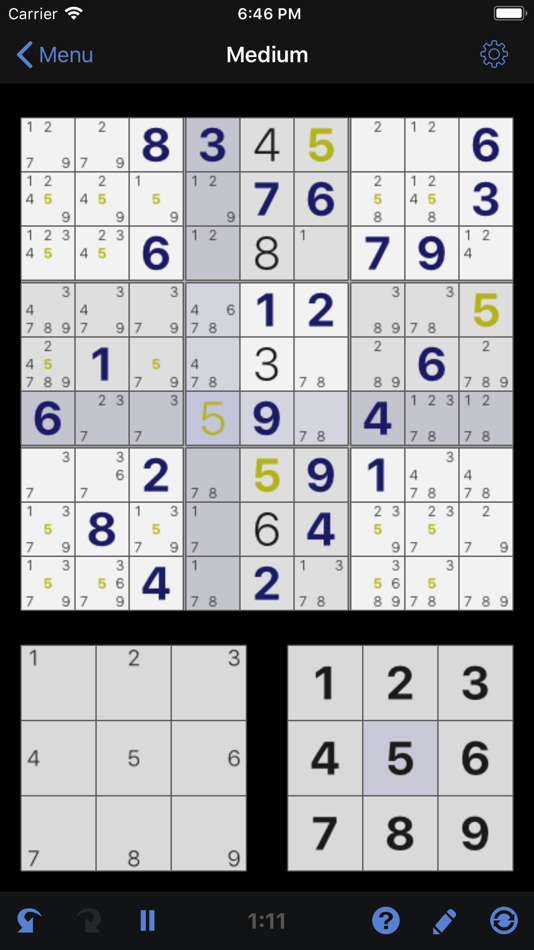 #5. Classic Sudoku Redux (iOS) 게시자: HPR-Solutions