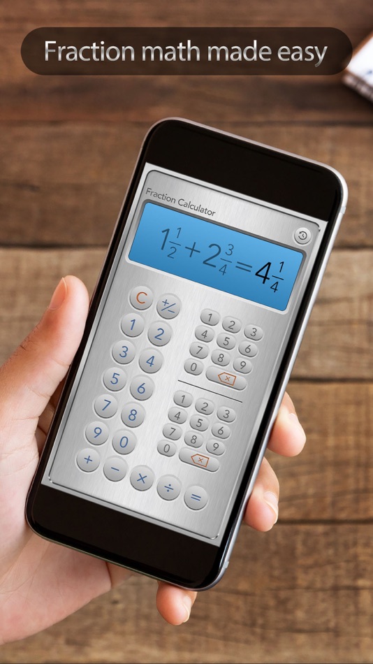 #1. Fraction Calculator Plus (iOS) 由: Tue Nguyen Minh