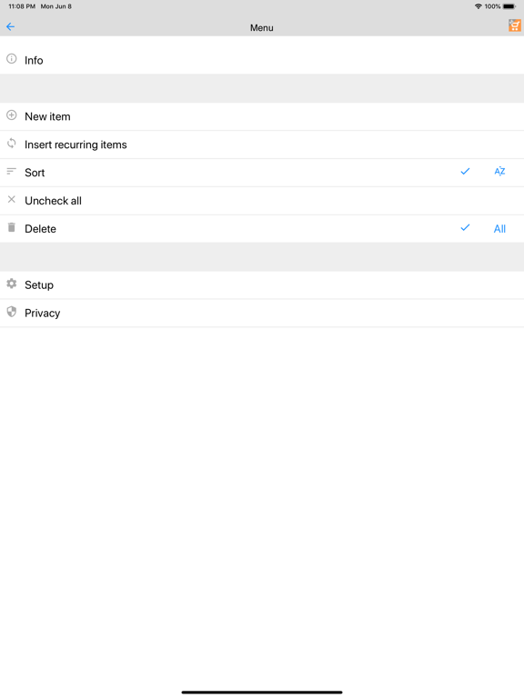 Screenshot #6 pour AE Shopping list