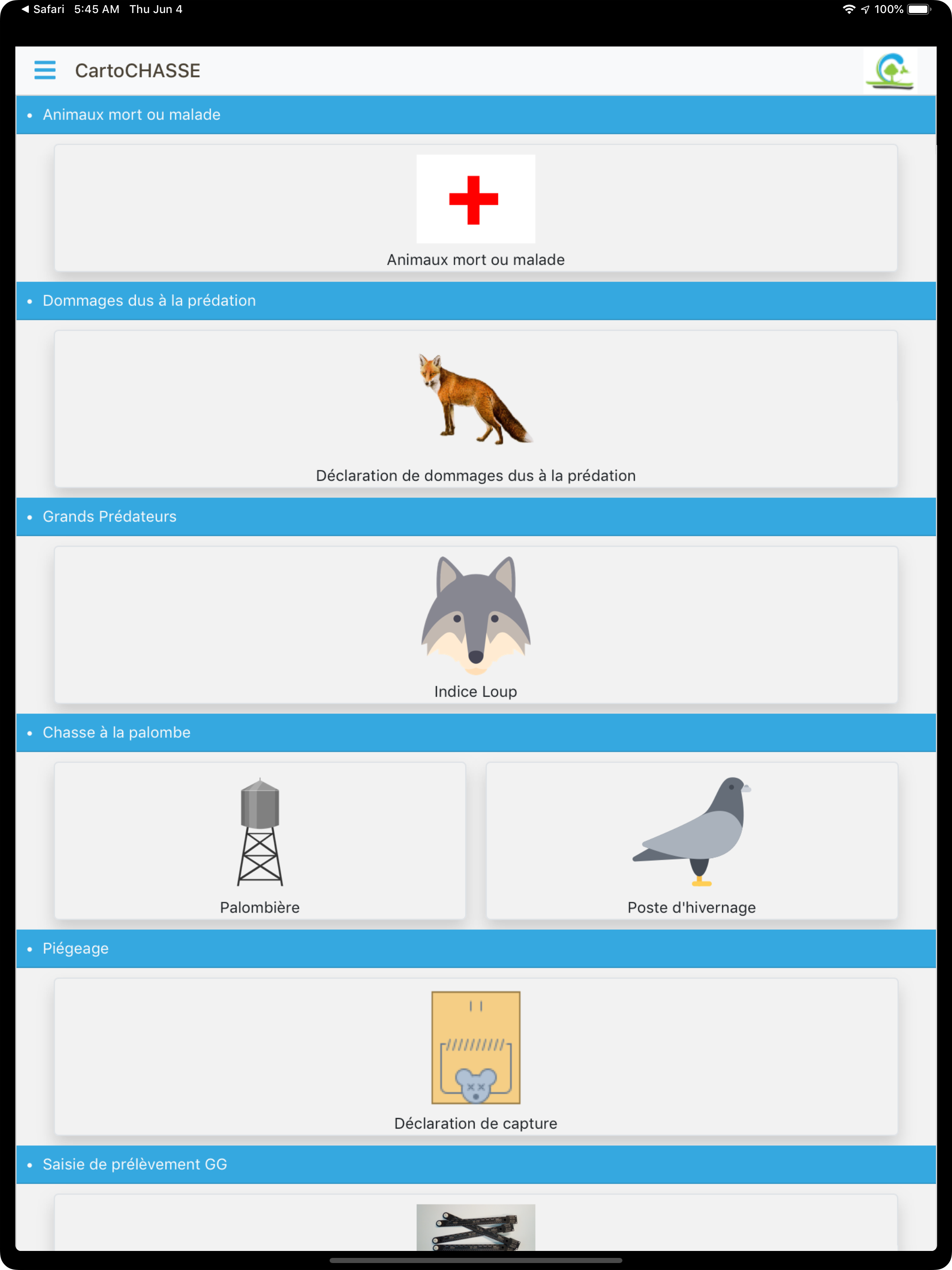CartoCHASSE Apps screenshot 6