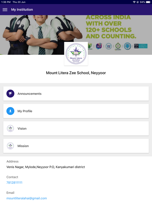 Screenshot #4 pour Mount Litera Zee School