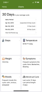 Period Tracker Deluxe screenshot #4 for iPhone