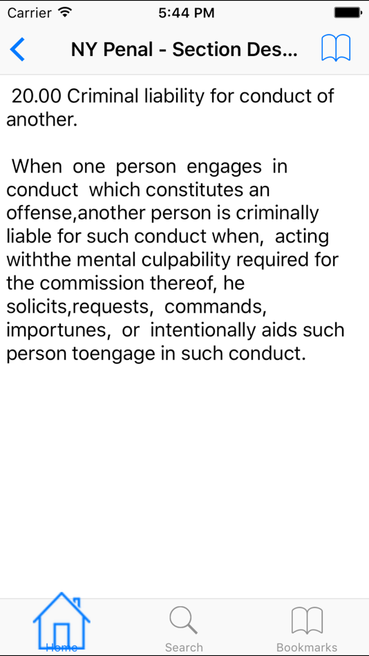 #3. NY Penal Code (iOS) Ved: Leela Software Inc