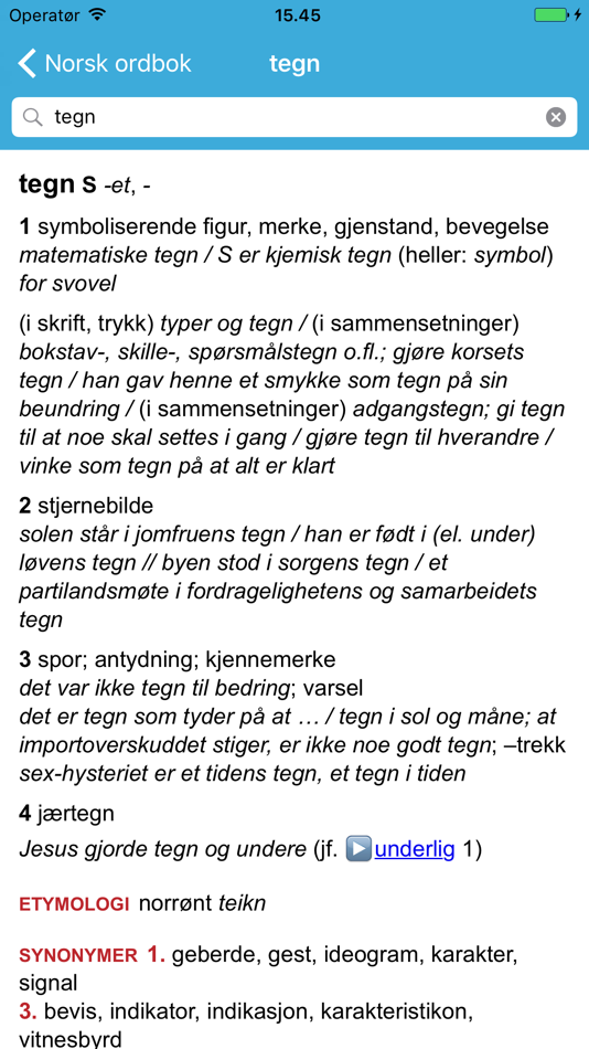 #2. Ordnett (iOS) By: Gyldendal Norsk Forlag