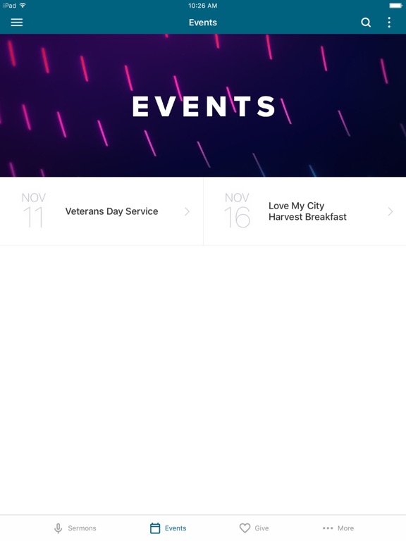 Life Church Huntsville iPad screenshot 2 - Education app