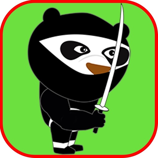 Ninja Panda Bear Cutting icon