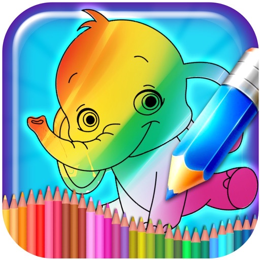 Coloring Book & Pages Game Icon