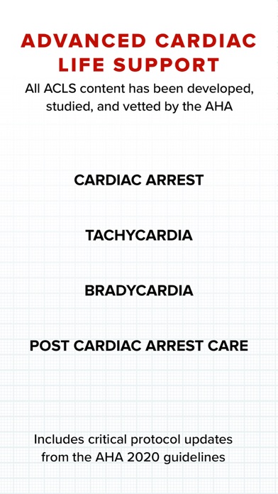 AHA ACLS Screenshot