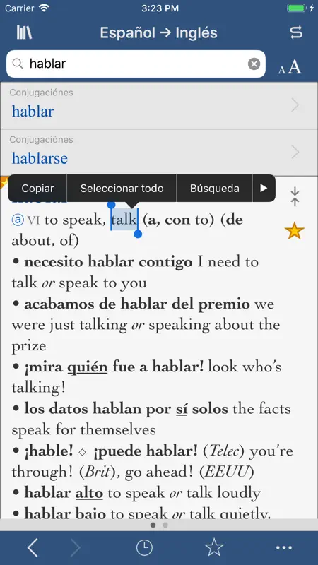 Collins Spanish-English screenshot 1 of 3
