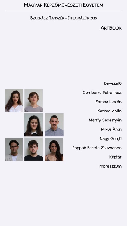 MKE Szobrász Diplomázók 2019