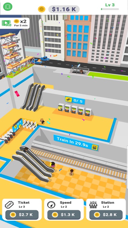 Idle Metro Station screenshot-3