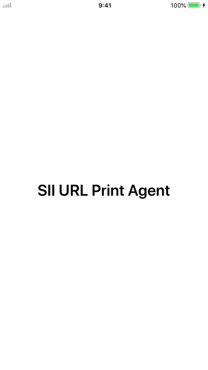 SII URL Print Agent