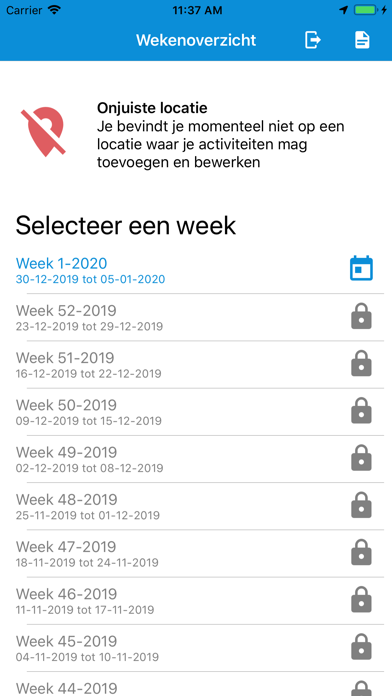 Screenshot #1 pour D2T UrenApp