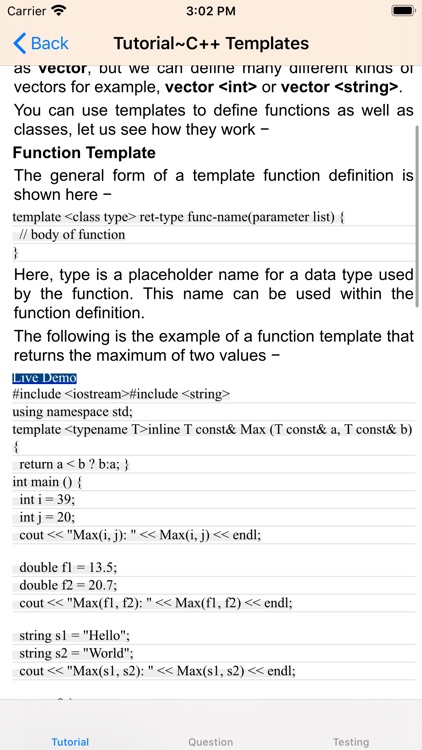 Tutorial for C++ screenshot-5