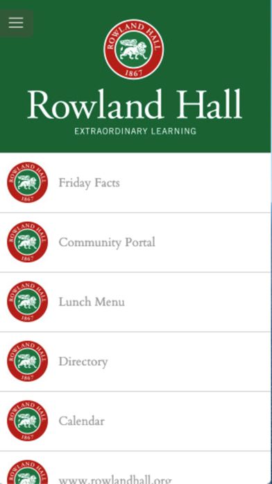 Screenshot #1 pour Rowland Hall App