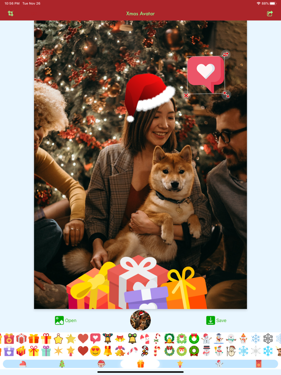 Screenshot #5 pour Xmas Avatar: Add Santa Hat