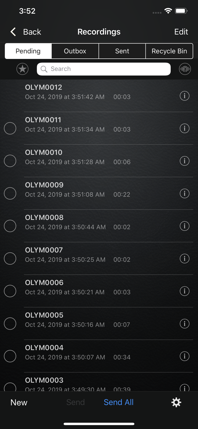 OLYMPUS Dictation for iPhone