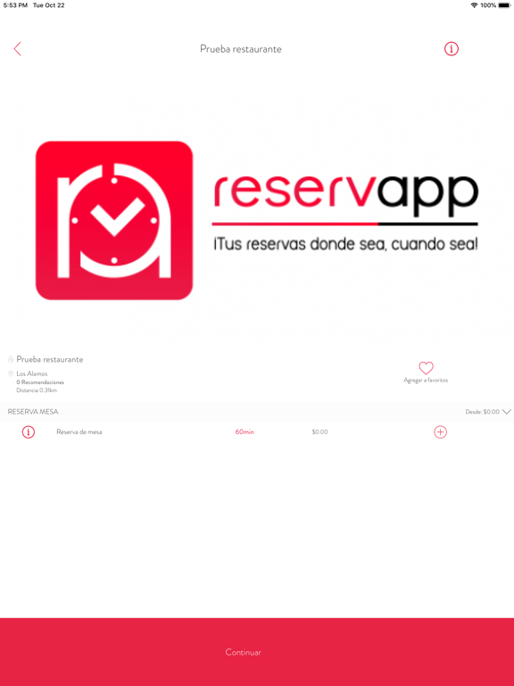 Screenshot #5 pour Reservapp.