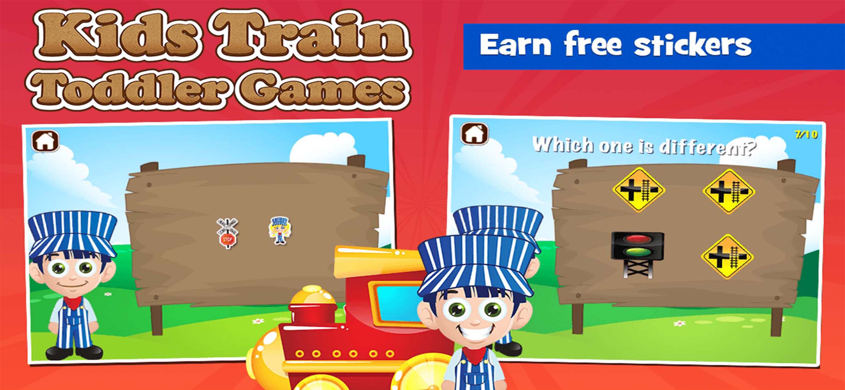 Kids Train Toddler Games screenshot 4