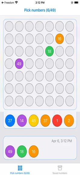 Game screenshot Pick Numbers apk